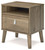 Aprilyn Light Brown One Drawer Night Stand