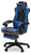 Lynxtyn Blue / Black Home Office Swivel Desk Chair With Pull-out Footrest Lynxtyn Blue / Black Home Office Swivel Desk Chair With Pull-out Footrest