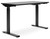 Lynxtyn Black Adjustable Height Desk