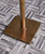 Jenton Antique Brass Finish Metal Floor Lamp