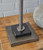 Belldunn Antique Pewter Finish Metal Table Lamp