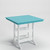 Eisely Turquoise / White 3 Pc. Dining Set With Barstools