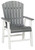 Transville Gray / White Arm Chair (Set of 2)