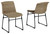 Amaris Brown / Black Chair (Set of 2)