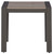 Tropicava Taupe Square End Table