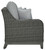 Elite Park Gray Sofa With Cushion Elite Park Gray Sofa With Cushion