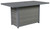 Palazzo Gray Rectangular Bar Table W/Fire Pit