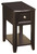 Breegin Almost Black Chair Side End Table