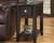 Breegin Almost Black Chair Side End Table