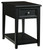 Beckincreek Black Rectangular End Table