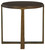 Balintmore Brown / Gold Finish Round End Table