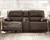 Ricmen Walnut 4 Pc. Power Reclining 3 Pc Sectional, Recliner