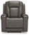 Card Player Smoke Power Recliner/Adj Headrest
