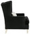 Harriotte Black Accent Chair
