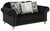 Harriotte Black Loveseat