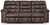 Derwin Nut Reclining Sofa W/ Drop Down Table Derwin Nut Reclining Sofa W/ Drop Down Table