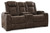 Soundcheck Earth Power Reclining Loveseat/Con/Adj Hdrst