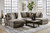 O'phannon Putty Left Arm Facing Sofa Chaise 2 Pc Sectional