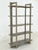 Bergton Distressed Gray Bookcase