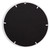 Brocky White Accent Mirror Round