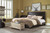 Mesling Dark Brown King Upholstered Bed