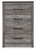 Bronyan Dark Gray Four Drawer Chest Bronyan Dark Gray Four Drawer Chest