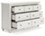 Grantoni White Seven Drawer Dresser Grantoni White Seven Drawer Dresser