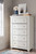 Grantoni White Five Drawer Chest Grantoni White Five Drawer Chest