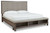 Hallanden Gray Queen Panel Bed With Storage