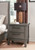 Hallanden Gray Two Drawer Night Stand