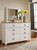 Willowton Whitewash Dresser/Mirror