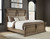 Markenburg Brown 7 Pc. Dresser, Mirror, California King Panel Bed, 2 Nightstands