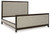 Burkhaus Brown King Upholstered Bed