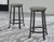 Challiman Antique Gray Stool (Set of 2)