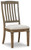 Markenburg Beige / Brown Dining Slat-Back Side Chair (Set of 2)
