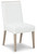 Wendora Bisque / White Dining Upholstered Side Chair (Set of 2)