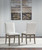 Anibecca Gray / Off White Dining Upholstered Side Chair (Set of 2)