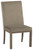 Chrestner Gray / Brown Dining Upholstered Side Chair (Set of 2)