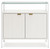 Deznee White Small Bookcase