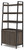 Zendex Dark Brown Bookcase