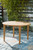 Janiyah Light Brown Round Dining Table W/Umb Opt