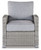 Naples Beach Light Gray Lounge Chair W/Cushion