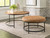 Drezmoore Light Brown / Black Nesting Cocktail Tables (Set of 2)