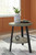 Brennegan Gray / Black Round End Table