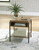 Fridley Brown / Black Rectangular End Table