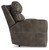 Game Plan Concrete Power Reclining Sofa With Adj Headrest