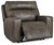 Game Plan Dark Brown Wide Seat Power Recliner