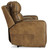 Game Plan Light Brown Power Reclining Loveseat/Con/Adj Hdrst