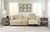 Center Line Cream Power Reclining Loveseat 3 Pc Sectional