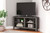 Arlenbry Gray Small Corner TV Stand